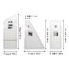 Acrylic Irregular 90° Sewing and Patchwork Ruler for Fabric Cutting