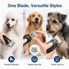 Silver Finish Dog Clipper Replacement Blade Stainless Steel Clipper Blade  Pet Hair Cutting