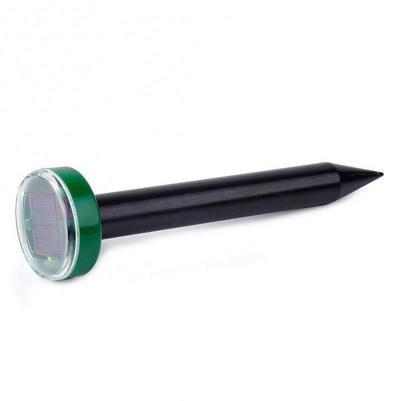 Ultrasonic Solar Mouse Repeller - Outdoor Intelligent Rat Exterminator with New Black Technology