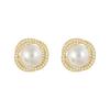Elegant 2023 Spiral Pearl Earrings: High-End S925 Silver for Women.