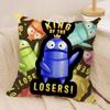 Horrible Games RREPOS Cushion Cover Short plush Doublesided Print Square Throw Pillow Covers Sofa Home Cushion Decor
