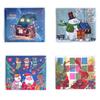 Christmas Bracelets Advent Calendar Bracelets Countdown Gift Box Charms Bracelet Set Arrival Calendar for Home Decoration