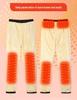 Unisex Electric Heating Pants - Plush Lined, Thick, Cold-Proof, Casual, with Cross-Border Charging.