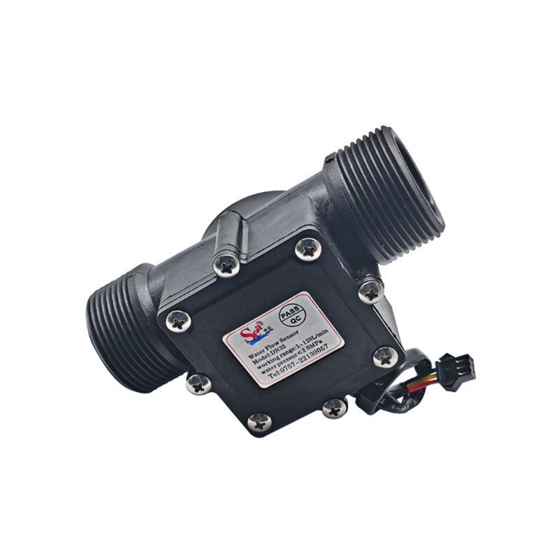 Water Flow Sensor DN32 1-120L/min 1.25" 32mm Flowmeter Counter Water Counter