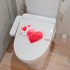 Watercolor Creative Hearts Toilet & Wall Sticker Self-Adhesive Removable for Bedroom Bathroom Home Decor