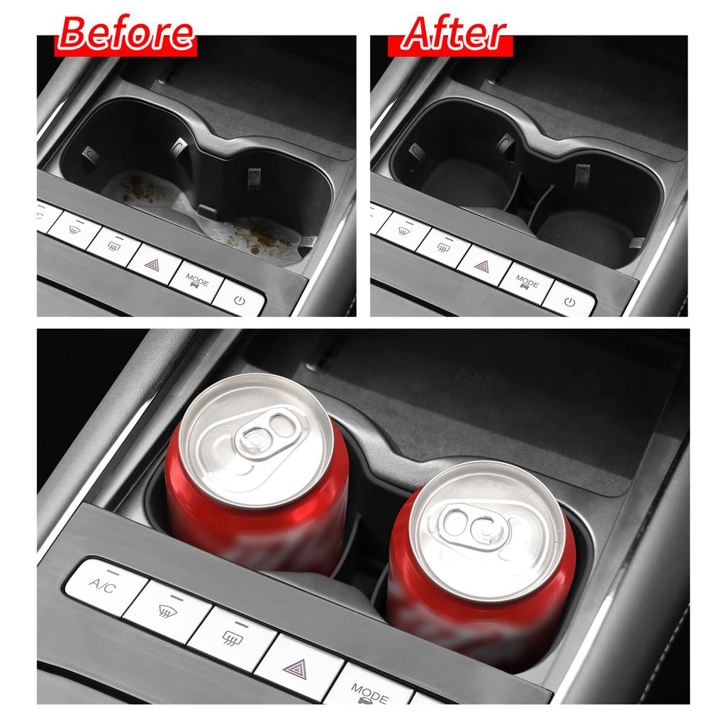 for Chery OMODA 5 C5 E5 EV Model 2025 2025 Cup Holder Storage Tray Shock-Absorbing Silicone Tidying