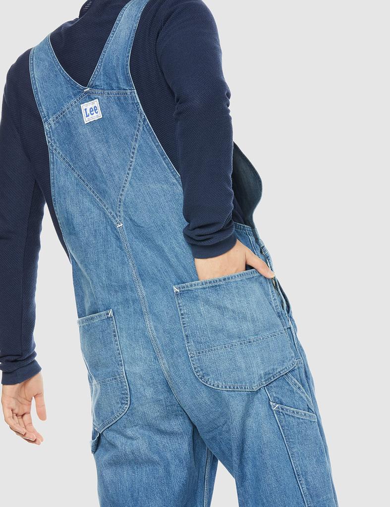 Lee Denim Plus Light Size LM7254 Overalls, Unisex, Size, Blue, 2, M,