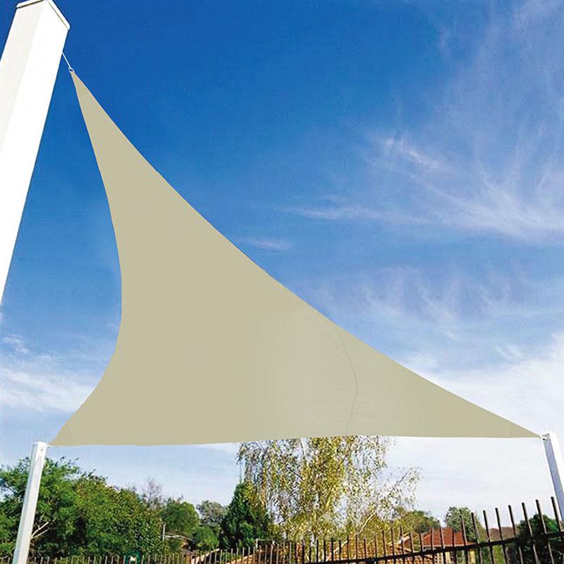 

Breathable Sun Shade Sail UV Protection Triangle Sail, Size: 3.6 x 3.6 x 3.6m White