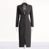 Elegante taillierte Anzugjacke mit Cut-Outs für Damen - Herbst 2026 Kollektion