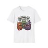 Camiseta Unisex Softstyle Oh Vinde Todos Vós Monstro de Doces Faminto Humor de Natal