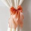 2PCS Non Drilled Curtain Clips Home Decor Curtain Tieback Romantic Bow Curtain Tie  Home Decor