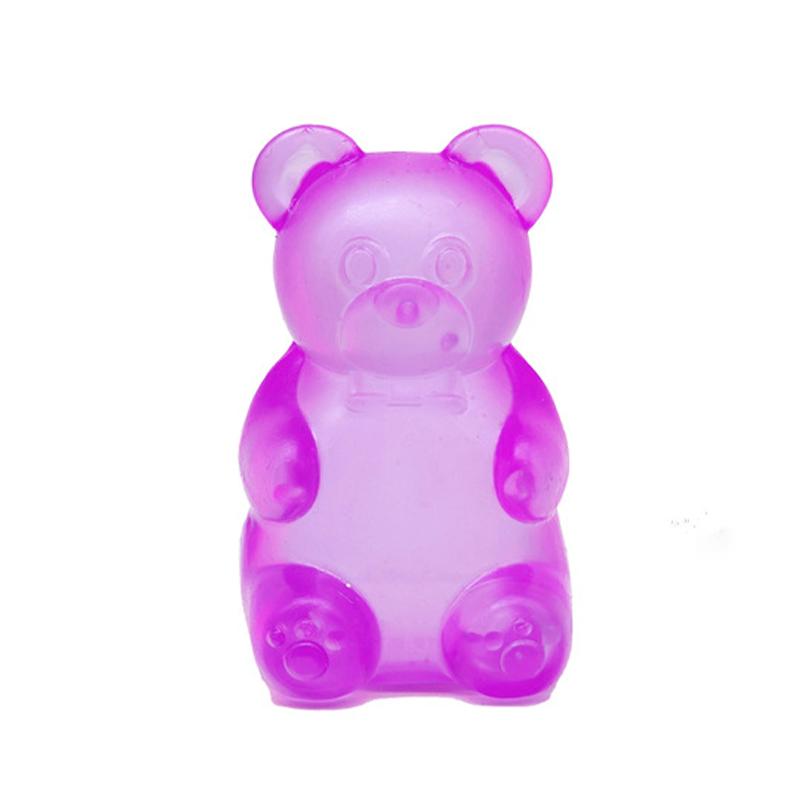

Cute Bear Needoh Sensory Fidget Cube Stress Relief Anxiety Sensory Tool for Focus ADHD & Office Desk Calming Gadget Squeeze Toy фіолетовий