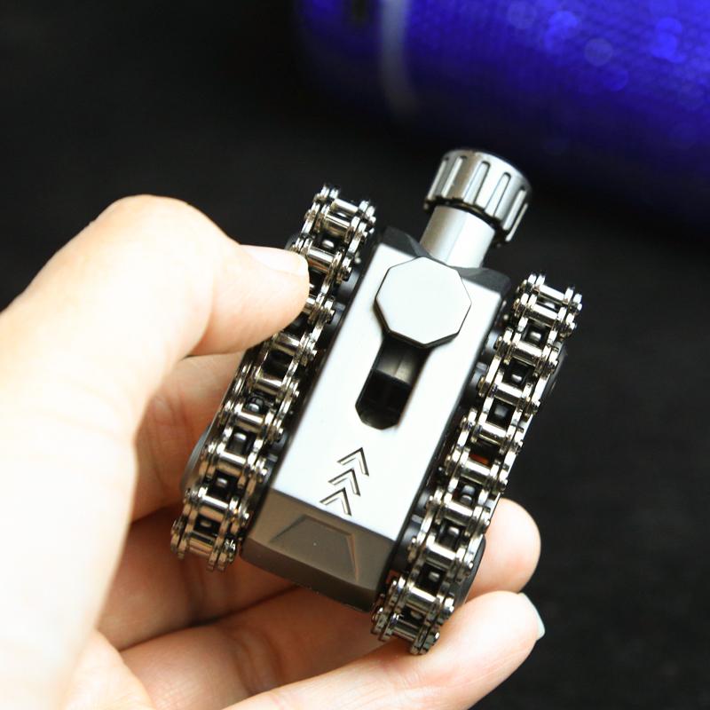 Novel Tank Roller Fidget Toy Magnetic Push EDC Fidget Toy  Adult Metal Stress Relief Toy ADHD Anti-Anxiety Toy Desk Toy Gift