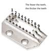 2Pcs Sewing Machine Feed Dog Replacement Flat Car Sewing Machine Feed Dog for Thin Fabric Sewing