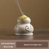 Zen Style Ceramic Gourd Incense Burner for Coil and Agarwood Incense, Home Tea Ceremony Burner