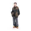 2025 Unisex High Street Washed Distressed Denim Jacket - American Retro Spring/Autumn Collection