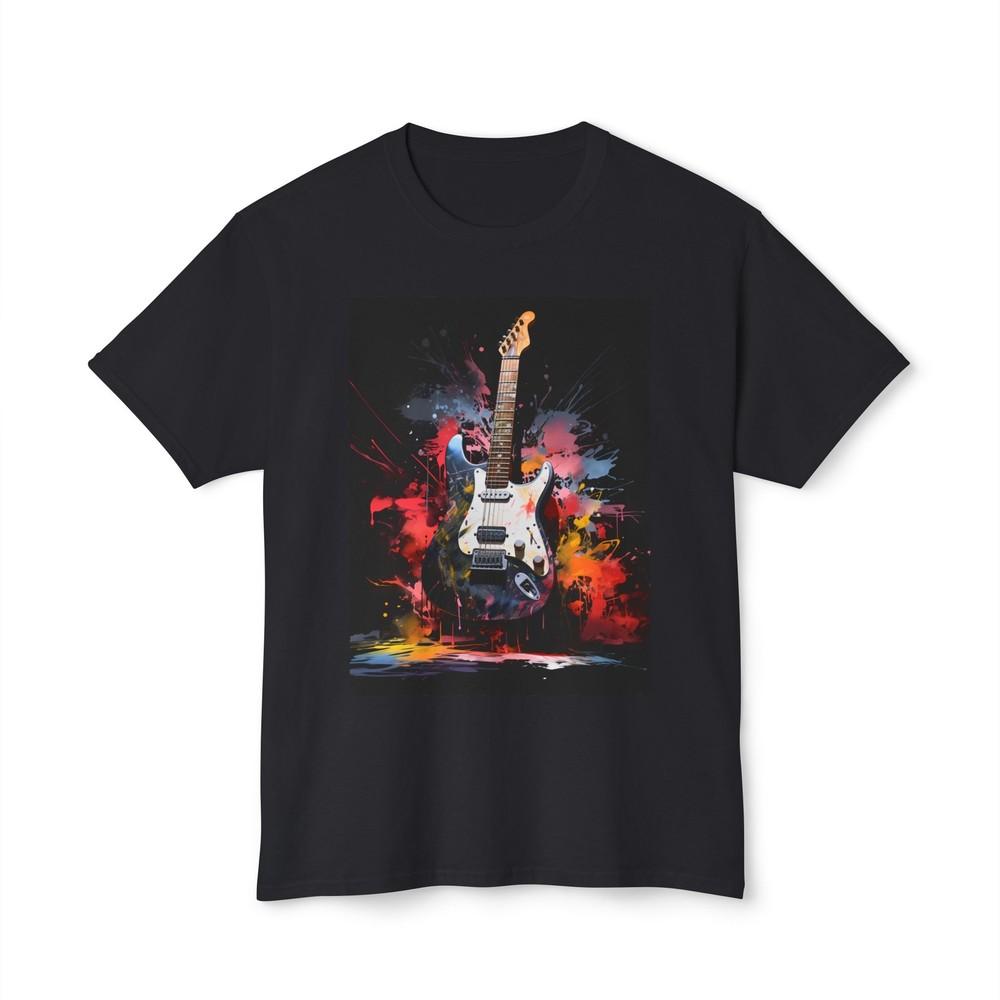 Gitarren-T-Shirt - Punk-inspiriertes Grunge-Design