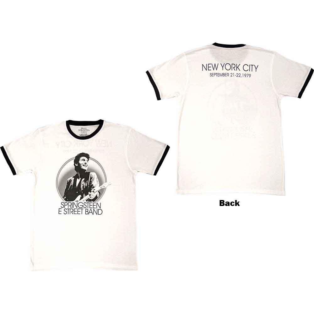 Bruce Springsteen NYC T-Shirt White New S