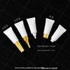 In Stock: 3g White Soft Tube for Cosmetic Refill with Inner Plug, Small Capacity Trial Size