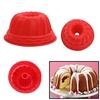 Swirl Bundt Ring Cake Bread Pastry Silicone Mold Pan Bakeware Tray Mould Tool