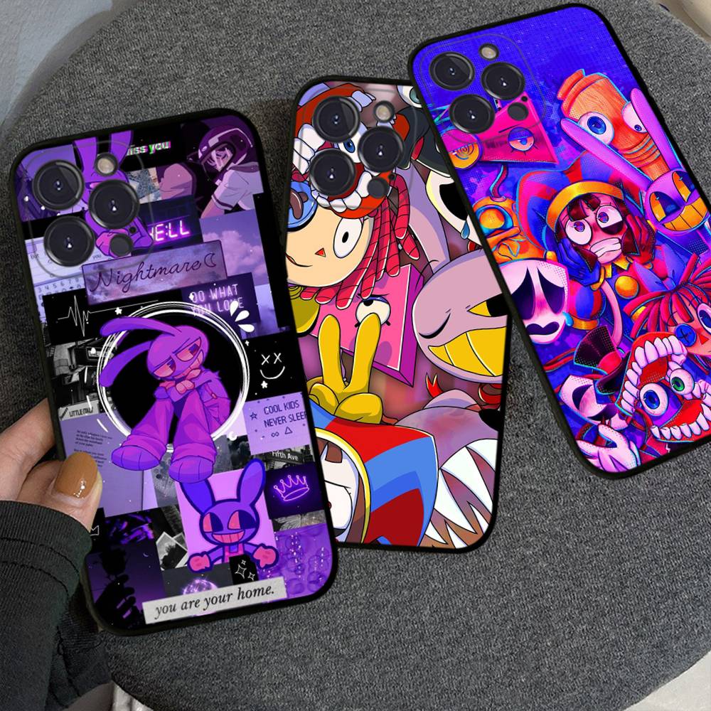 Beliebter Anime The Amazing Digital Circus Handyhülle Für IPhone 16 15 14 11 12 13 Mini Pro XS Max Hülle 6 7 8 Plus X Funda Schale