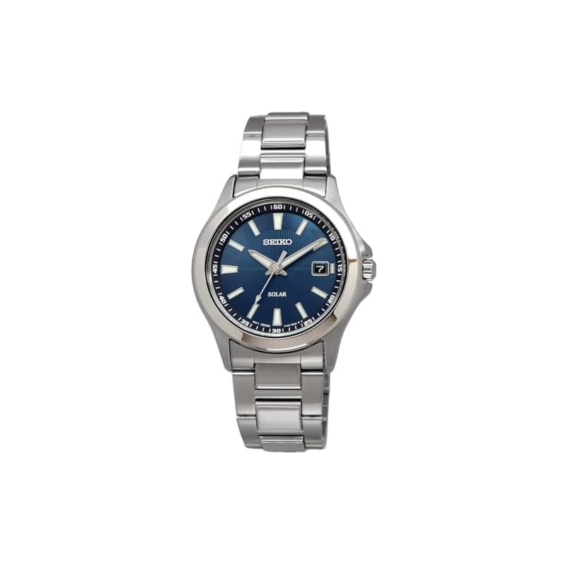 Seiko Solar Quartz Watch SBPN071, Silver/Blue, Men's [Official Japanese Product]