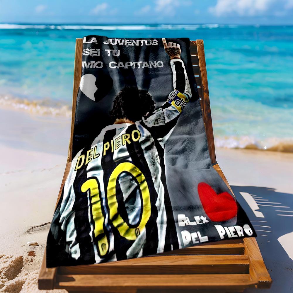 Juventus Beach Towel Quickdry Soft Microfiber Comfortable Lightweight Suitable For Swimming Gym Camping Yoga Vacation
