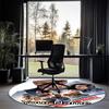 Custom Name Mission Impossible Printed Round Rug Carpet Chair Rug Area Rug Entryway Doormats,for Office Chair Living Room Bedroom Kitchen Room.