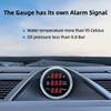 3 in 1 Gauge Tachometer+Oil Pressure+Water Temperature Gauge With Alarm 0-10Bar Oil Press Sensor for 12V 24V Car Boat Marine