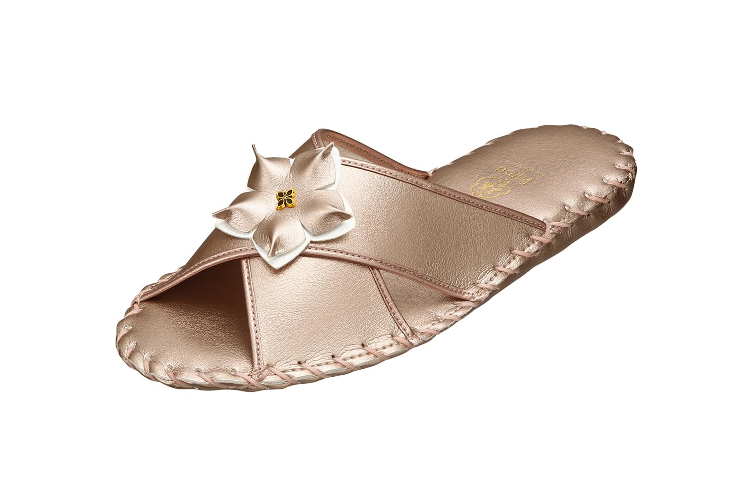 Pansy 9500J Women s Indoor Slippers Made in Japan Cross Size Small Gold 6480₽