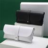 1pc Glasses Case Women Leather Soft Glasses Bag Fashion Portable Sunglasses Box Bag Accessories Eyeglasses Case Sunglasses Box