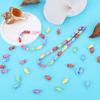 100/300pcs Acrylic Material Small Goldfish Beads Koi Beads Plastic Cute Animal Craft Loose Beads Colorful Fish Spacer Beads DIY Bracelet Necklace