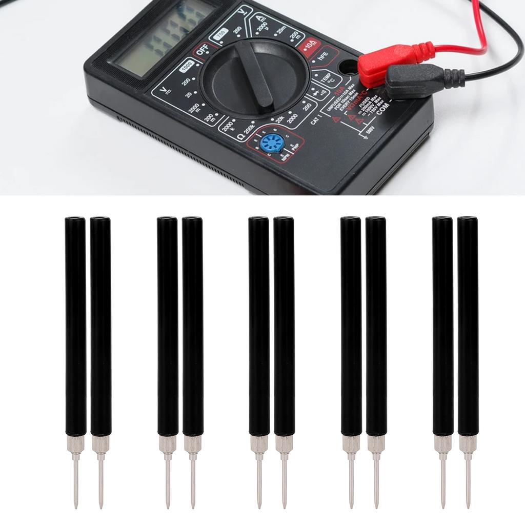 J.30015 Multimeter-Prüfspitze Lötlose Testnadel für Spannungs-Routine-Schaltkreisprüfung 30V Wechselspannung‑60V Gleichspannung 24A Strom