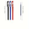 26pcs Gel Pen Set - 0.5mm Fine Point, Assorted Colors (Black/Blue/Red), Ideal for School & Office Supplies