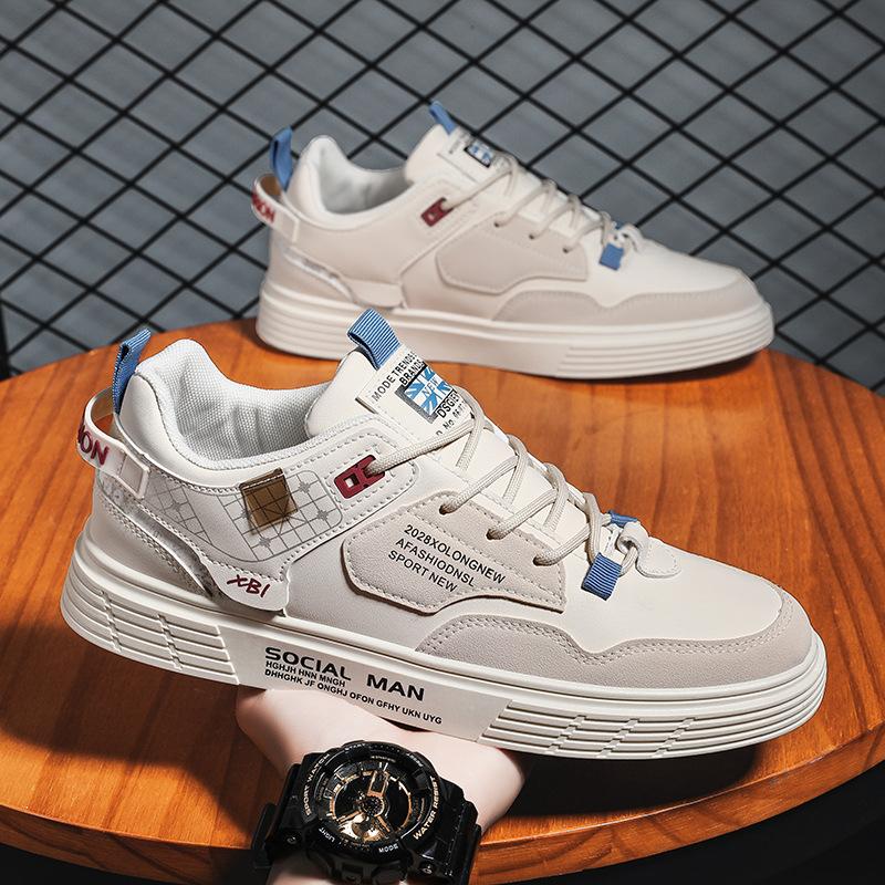 

Breathable little white shoes men s trendy men s shoes versatile platform sports board shoes casual trendy shoes large size 39