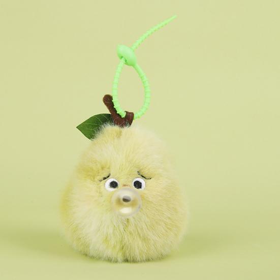 Vegetable Plush Toy Keychain Soft Squeezable Stuffed Animal Keychain Stress Relief Fidget