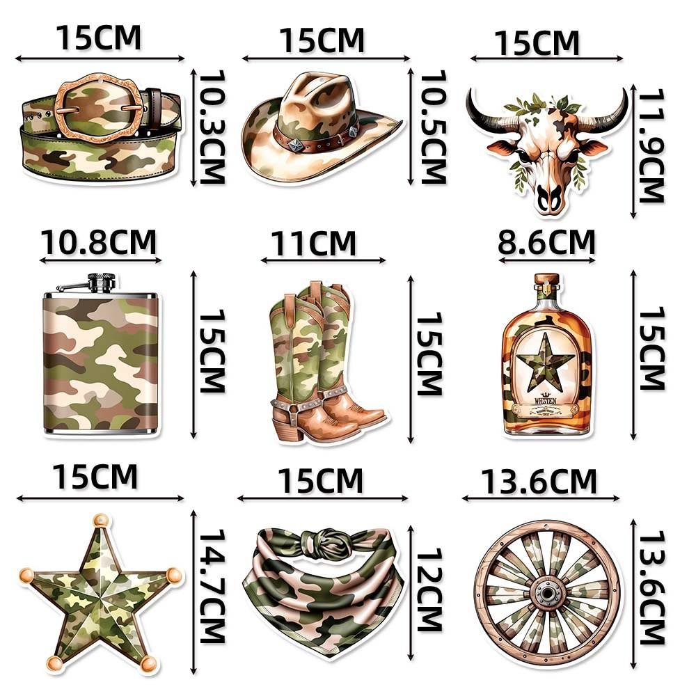 Western Cowboy Party Decorations Paper Spiral Hangings For Celebrations Birthday