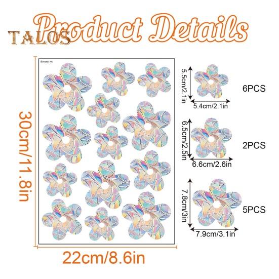 Window Decal Rainbow Prism Window Decoration Reusable Beautiful Cloud Anti-collision Crash Glass Decal Party Favors