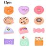 Kids  Childrens Tea/Pastry Playset Toy Simulation Pretend Play Food Playset for Children Montessori Toddler Children Gift Present Kitchen Girl