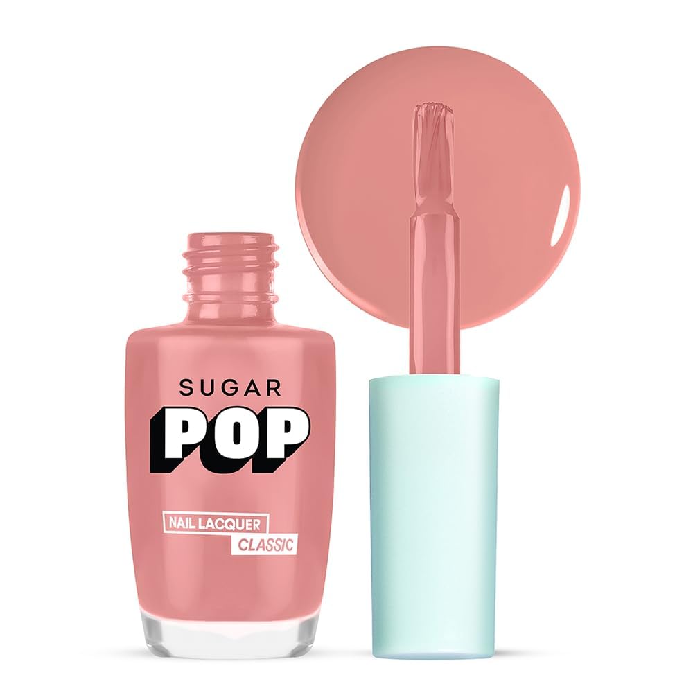 Sugar Pop Nail Lacquer Classic 12 Coral Nude High Shine 10ml
