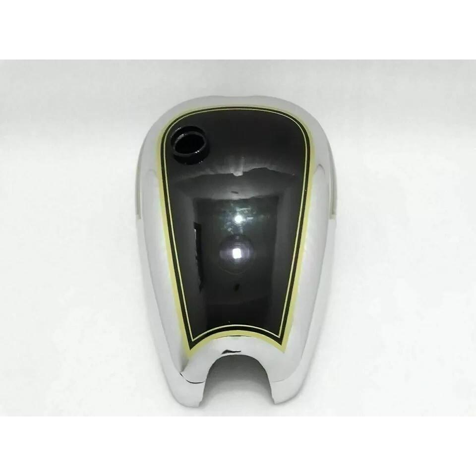 Royal Enfield J,G Models 1946 Chrome & Black Painted Petrol Gas Tank |Fit For