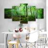5 Panels Nature Forest Posters Canvas Painting Tree Landscape Picture Prints Wall Art For Living Room Modern Home Decor No Frame