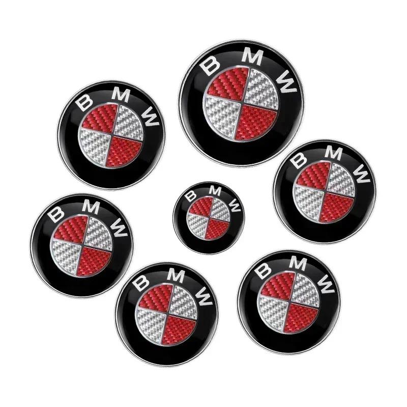 2025 Heiß 7 Stück 82mm 74mm 45mm Auto Front Motorhaube Heck Kofferraum Emblem Abzeichen Logo Für Bmw E46 E39 E38 E90 E60 Z3 Z4 X3 X5 X6