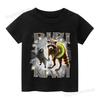 Italian Brainrot Cotton T-shirt Kids Clothes Boys Girls Funny Tops Tung Tung Sahur Ballerina Cappuccino Print Tees Streetwear