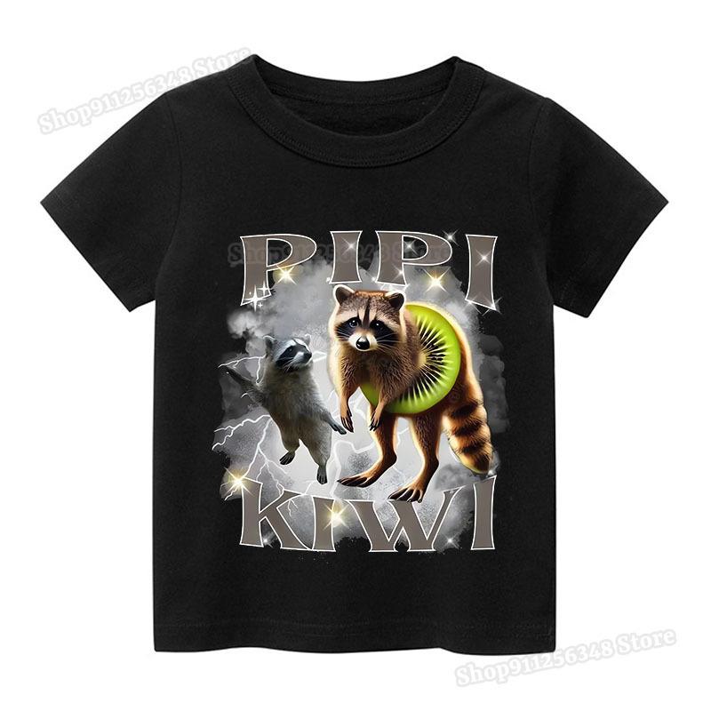 Italian Brainrot Cotton T-shirt Kids Clothes Boys Girls Funny Tops Tung Tung Sahur Ballerina Cappuccino Print Tees Streetwear