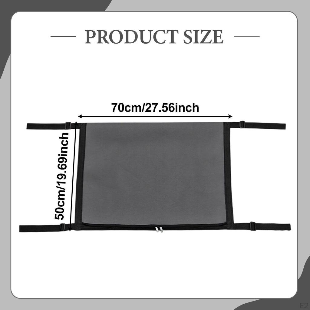 Auto Decke Top Aufbewahrungsorganizer mit Doppelreißverschluss Sandwich Hängenetz