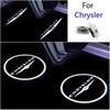 2 luci LED di benvenuto per portiera auto con logo fantasma e ombra decorativa per Chrysler 300 300c 200 Sebring FR JR JS Lancia Accessori Tema