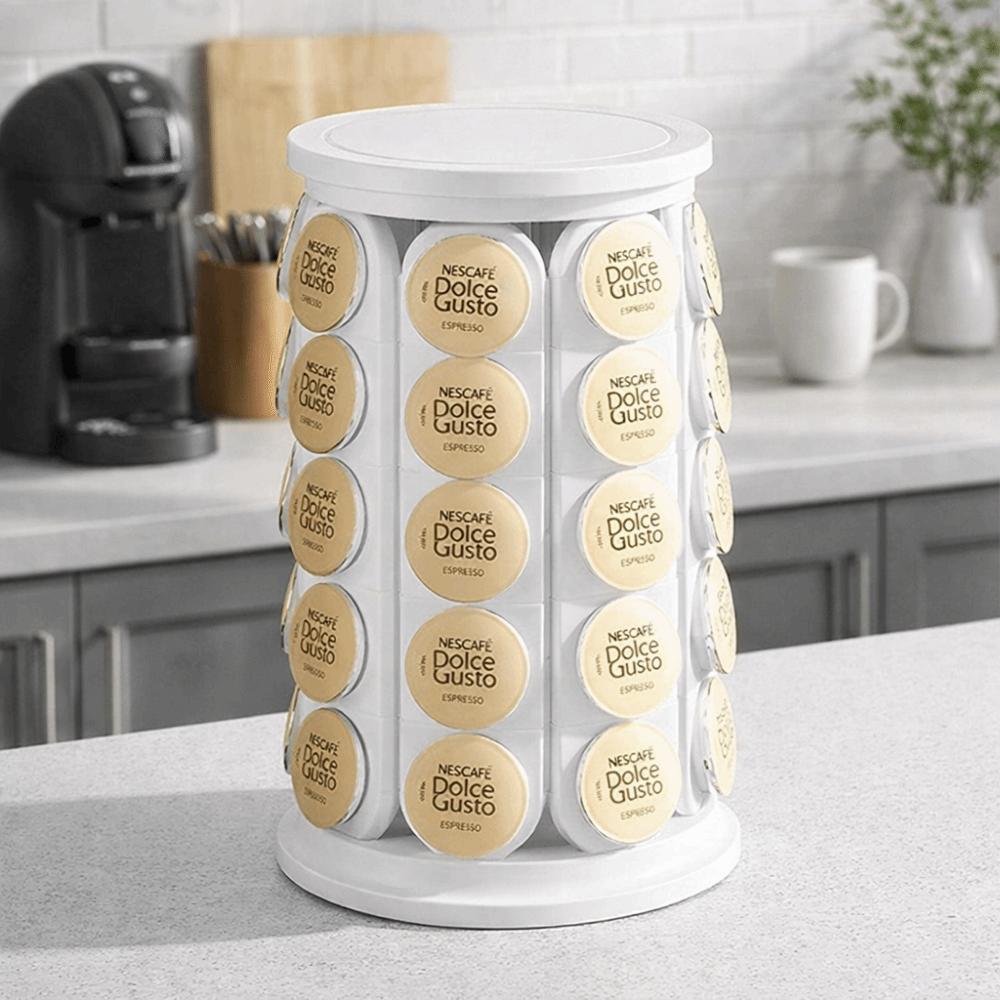 Plastic Material Capsule Storage Rack 360 Degree Rotating Capsule Display Rack  Capsule Storage