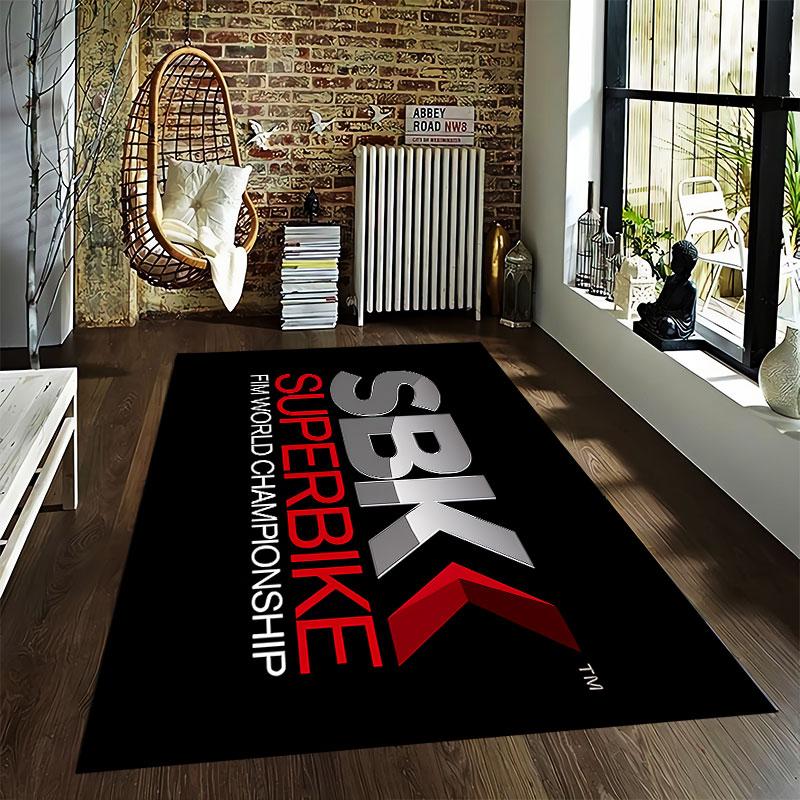 Superbike FIM Logo Carpet suitable as a non-slip mat for the living room or bedroom sofa