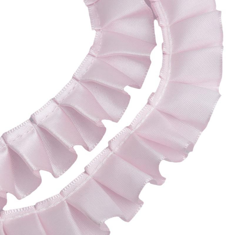 Crafting Materials Elegant Multifunction 2.5cm Single Polyester Ruffled Lace Clothing Skirt Doll DIY Craft Hat Jewelry Accessories Home Decoration